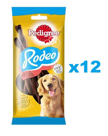 PEDIGREE Rodeo 12x122 g Hundesnack mit Rind
