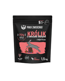 PAKA ZWIERZAKA Seventh Heaven Trockenfutter mit Kaninchen und Waldfrüchten S 1,5kg