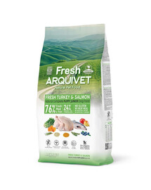 ARQUIVET Fresh Puppy Junior Halbfeuchtes Welpenfutter Pute und Lachs 10 kg