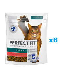 PERFECT FIT Sterile 1+ 6x750 g mit Rind