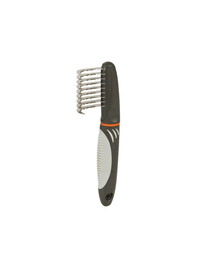 TRIXIE Gartenschere mit gebogenen Zähnen mit rutschfestem Griff 19 cm