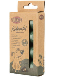 TRIXIE Hundekotbeutel, kompostierbar 4x10 Stück