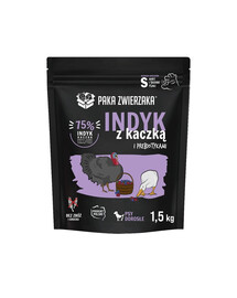 PAKA ZWIERZAKA Seventh Heaven Trockenfutter Pute und Ente Mini 1,5 kg