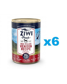 ZIWIPEAK Dog Venison Hirsch 6x390 g