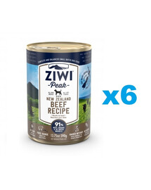 ZIWIPEAK Dog Beef Rind 6x390 g