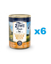 ZIWIPEAK Dog Chicken Huhn 6x390 g