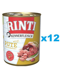 RINTI Kennerfleisch Pute 12x400g