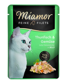 MIAMOR Feine  Filets Thunfisch mit Gemüse Beutel 6x100 g