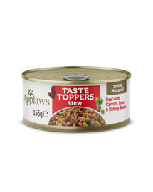 APPLAWS Taste Toppers Gulasch mit Rindfleisch, Karotten und Erbsen 156 g