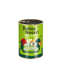 DOLINA NOTECI Premium SuperFood Hirsch und Ente 400 g