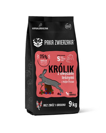 PAKA ZWIERZAKA Seventh Heaven Trockenfutter mit Kaninchen und Waldfrüchten S 9kg