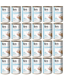 BRIT Veterinary Diet Obesity Lamb&Pea Fettleibigkeitsfutter für Hunde 24x400g