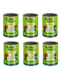 DOLINA NOTECI Premium SuperFood Hirsch und Ente 400 g x 6