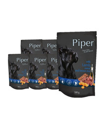 DOLINA NOTECI PIPER mit Lammfleisch, Karotten und braunem Reis 10x500 g Nassfutter für ausgewachsene Hunde
