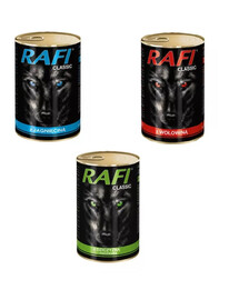 DOLINA NOTECI Rafi Classic Gemischte Geschmacksrichtungen ohne Geflügel 1240 g x 18 Stück