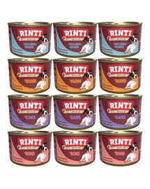 RINTI Gold Mini Mix Geschmacks kleine Rasse 12x185 g