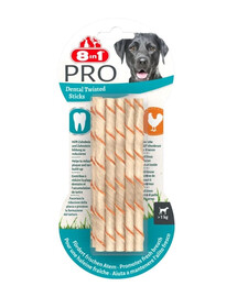 8IN1 Delights Pro Dental Twisted Sticks: Leckerli für Hunde  XS 10 Pack