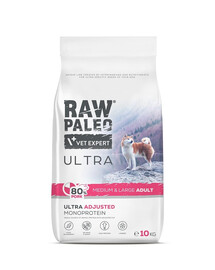 RAW PALEO Ultra Pork Medium&Large Adult 10kg  Medium Large Adult Schwein