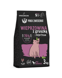 PAKA ZWIERZAKA Seventh Heaven Trockenfutter mit Schweinefleisch und Birne S 3kg