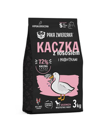 PAKA ZWIERZAKA Seventh Heaven Trockenfutter mit Ente und Lachs für Welpen S 3kg