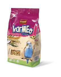 VITAPOL PREMIUM Futter für Wellensittiche und Kanarienvögel 500g
