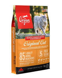 ORIJEN Original Cat 5,4 kg + APPLAWS Cat Adult Mousse Chicken 6x70g GRATIS