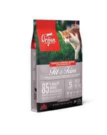 ORIJEN Fit & Trim Cat 5,4 kg + APPLAWS Cat Adult Mousse Chicken 6x70g GRATIS