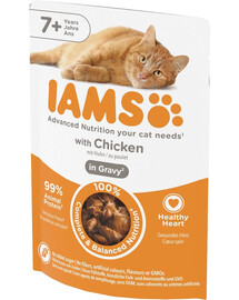 IAMS Cat Senior All Breeds Chicken In Gravy Pouch 85 g