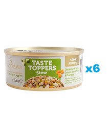 APPLAWS Taste Troppers Gulasz z kurczakiem, jagnięciną i marchewką 6x156 g