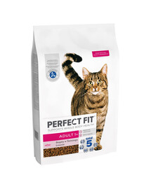 PERFECT FIT Adult 1+ Trockenfutter mit Lachs für adulte Katzen 7 kg