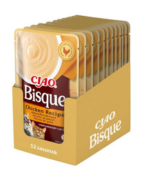 INABA CIAO Bisque Hühnercremesuppe 12x40g