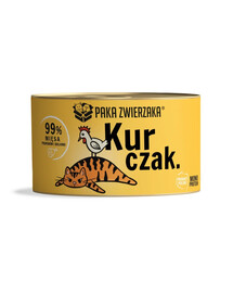 PAKA ZWIERZAKA Nassfutter mit Huhn für Katzen 200 g