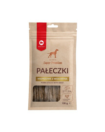 MACED Super Premium Hundekau-Sticks aus Schweinefleisch 100g
