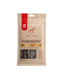 Super Premium Kabanosy wołowe z ryżem 100 g