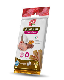 N&D Quinoa Dental Treat Skin Coat Quail Medium/Maxi 100 g (7 szt) przysmak dentystyczny dla średnich i dużych psów