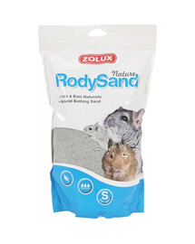 ZOLUX Rody Sand Badesand hygienischer Sand für Chinchillas, Rennmäuse und Degus 2 L