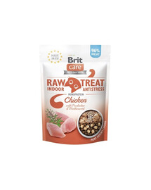 Care Raw Treat Freeze Dried Indoor Antistress Cat 40 g przysmak liofilizowany Kurczak z probiotykami dla kota