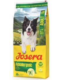 JOSERA Hypoallergenic Adult getreidefreies Futter für empfindliche Hunde mit Insekten 12,5kg