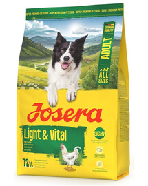 JOSERA Light Vital für Hunde zur Unterstützung der Gewichtskontrolle 3kg