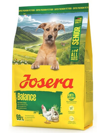 JOSERA Senior Balance für ältere Hunde mit niedrigem Fettgehalt 3kg