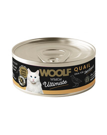 Wild Cat Ultimate Sterilised Quail Pate 85g pasztet z przepiórki dla sterylizowanych kotów