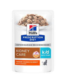 Prescription Diet Feline k/d Kidney Care Early Stage z kurczakiem 48x85 g