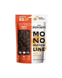 WIEJSKA ZAGRODA weiche Snacks mit Pute Monoprotein für Hunde 115 g