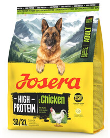 JOSERA High Protein Adult Chicken 900g hochenergetisches Futter für Sporthunde