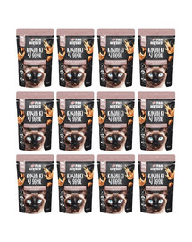 PAN MIĘSKO Nassfutter mit Huhn und Wachtel in Soße für adulte Katzen getreidefrei 12x85 g