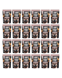 PAN MIĘSKO Nassfutter mit Huhn und Wachtel in Soße für adulte Katzen getreidefrei 24x85 g