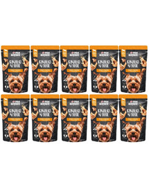 PAN MIĘSKO Nassfutter mit Truthahn und Ente in Soße für adulte Hunde getreudefrei 10x150 g