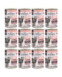 WIEJSKA ZAGRODA Nassfutter Lamm Monoprotein für adulte Katzen getreidefrei 12x400 g