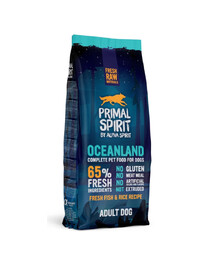 PRIMAL SPIRIT Oceanland Trockenfutter mit Fisch halbweich für adulte Hunde 2x12 kg