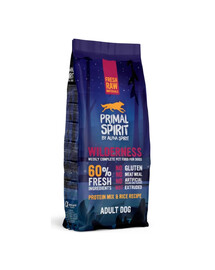 PRIMAL SPIRIT Wilderness Trockenfutter mit Schweinefleisch halbweich für adulte Hunde 2x12 kg